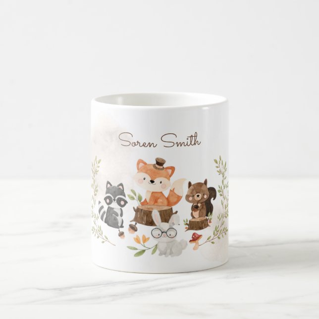 Woodland Animals Mugg (Center)