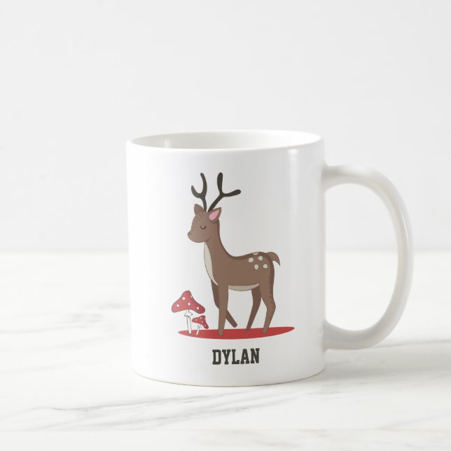 Woodland Animals Personlig Gift Hett Chocolate Kaffemugg (Höger)