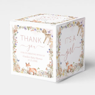 Woodland Animals WildblommBaby Shower Mini Presentaskar