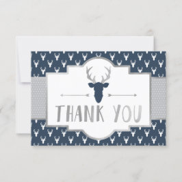 Woodland Antlers Tack, Faux Foil Tack Kort