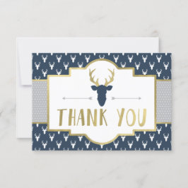 Woodland Antlers Tack, Faux Foil Tack Kort