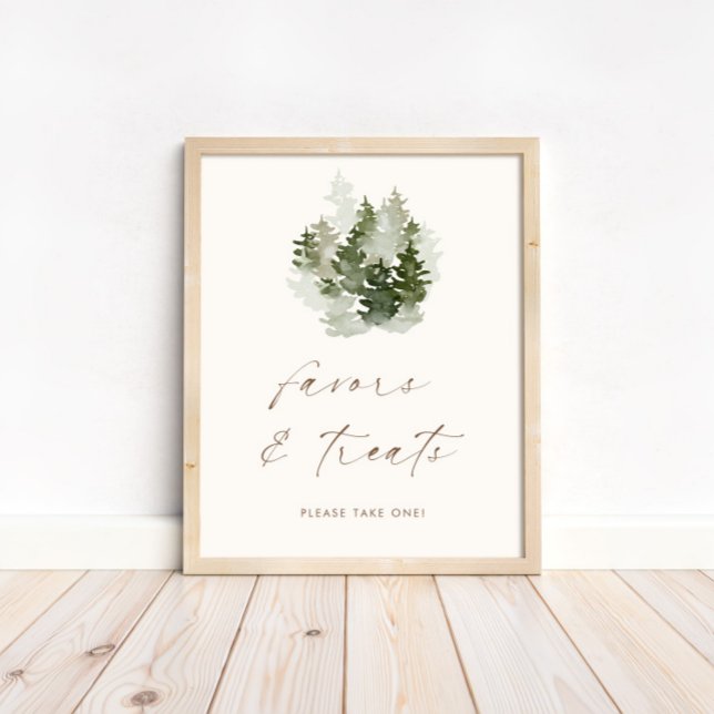 Woodland Äventyr Kön Neutral Favas + Treats Poster (Skapare uppladdad)