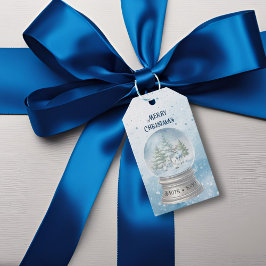 Woodland Baby djur jul Presentetikett