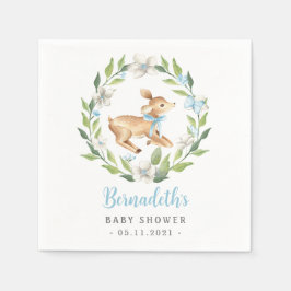 Woodland Baby Fawn Little Hjort Baby Shower Pappersservett