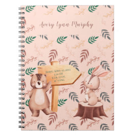Woodland BABY RECORD bok, baby Anteckningsbok