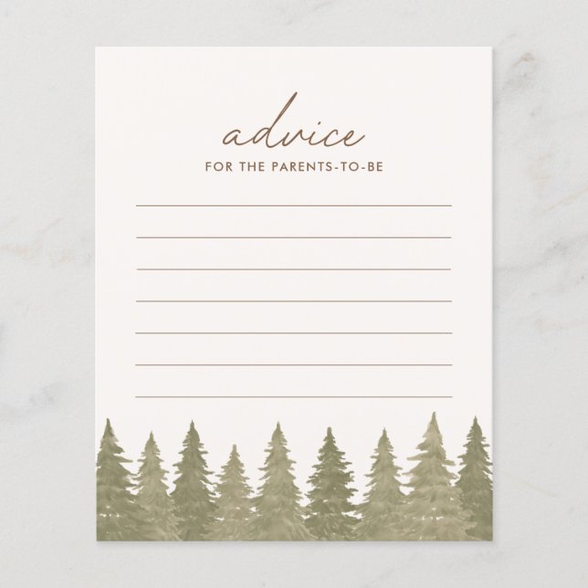 Woodland Baby Shower Adapter (Framsida)