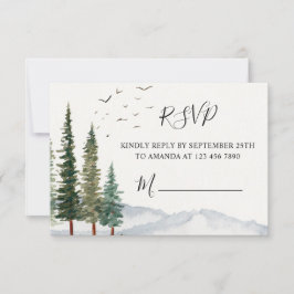 Woodland Baby Shower OSA kort