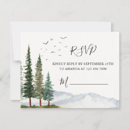 Woodland Baby Shower OSA kort