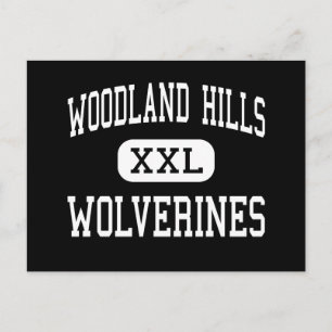 Woodland Backe - Wolverines - High - Pittsburgh Vykort