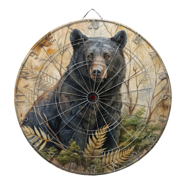 Woodland Bear Dartboard Darttavla (Framsidan)