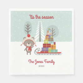 Woodland Bear-jul Pappersservett