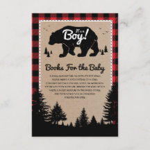 Woodland Bear Lumberjack Bokar för Baby Bibliotek