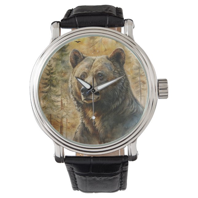 Woodland Bear Watch Armbandsur (Framsida)