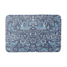 Woodland Blue Animal Fox Uggla Rabbit William Morr