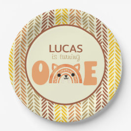 Woodland Boho Rainbow Fox Första födelsedag