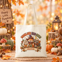 Woodland Boo Crew Halloween-sockertaska