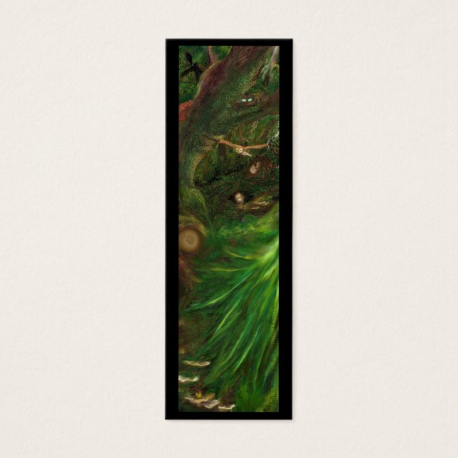 Woodland Bookmark Litet Visitkort (Framsidan)