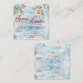 Woodland Boy Shower gissar Candies i Burk Game Tilläggskort