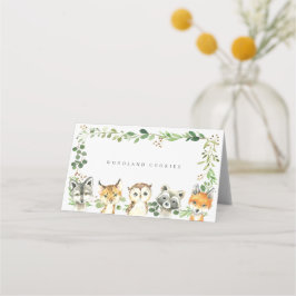 Woodland Buffet Food Labels Placeringskort