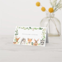 Woodland Buffet Food Labels Placeringskort