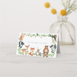 Woodland Buffet Food Labels Placeringskort
