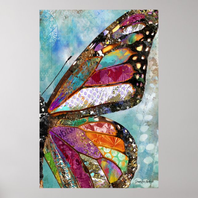 Woodland Butterfly Vinge Poster (Framsidan)
