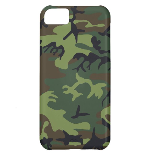 Woodland Camo Case-Mate iPhone Skal (Baksidan)