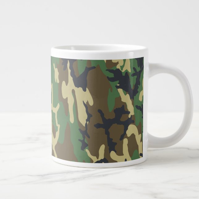Woodland Camo Jumbo Coffee Mug Jumbo Mugg (Höger)