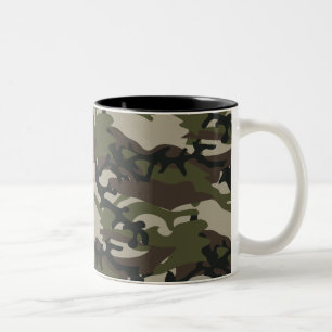Woodland Camo Milio Två-Tonad Mugg