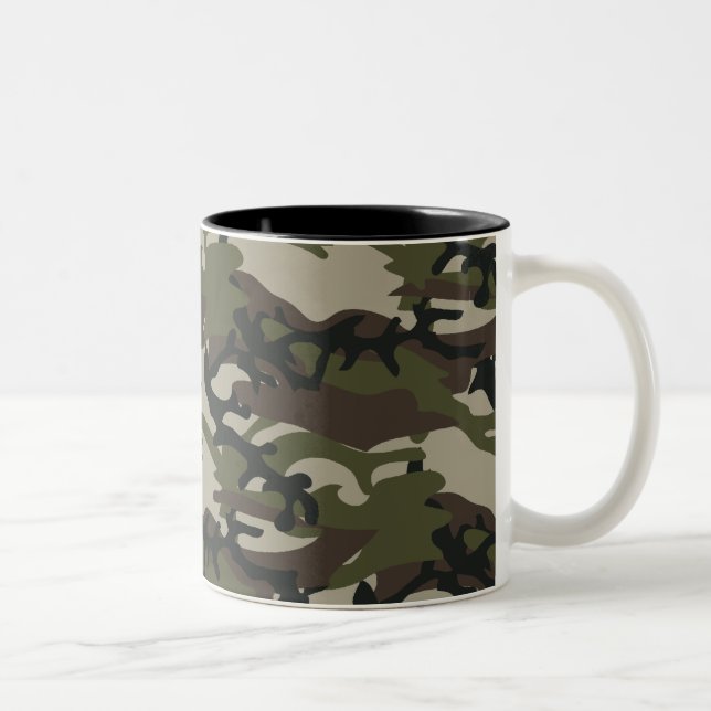 Woodland Camo Milio Två-Tonad Mugg (Höger)