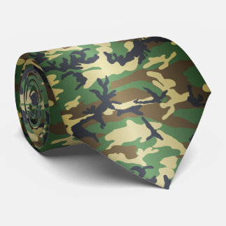 Woodland Camo Tie Slips
