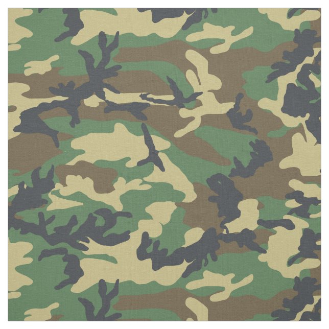Woodland Camo Tyg (Provkarta)