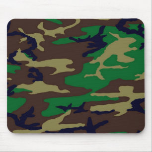 Woodland Camouflage Mousepad Musmatta