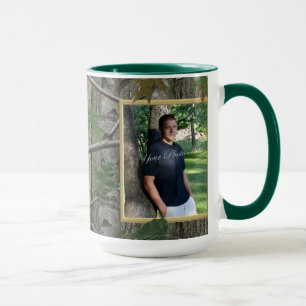 Woodland Camouflage Photo Mugg