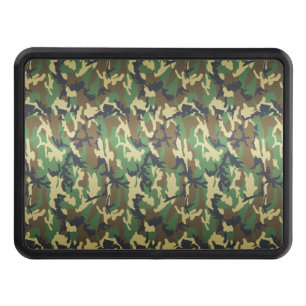 Woodland Camouflage Trailer Hitch Cover Dragkroksskydd