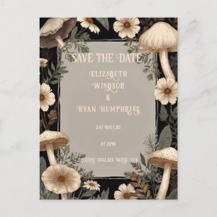 Woodland Charm: Bjud in botaniskt bröllop Vykort