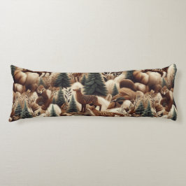 Woodland Comfort Faux Fur Kroppskudde