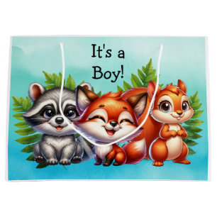 Woodland Creatures Boy's Baby Shower