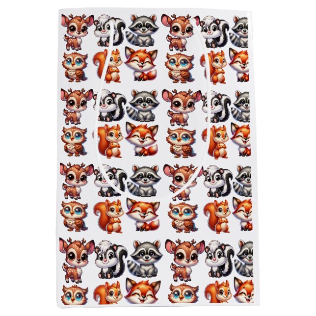 Woodland Creatures Boy's Baby Shower (Framsidan)