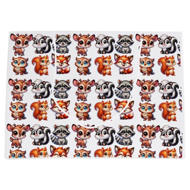 Woodland Creatures Boy's Baby Shower (Framsidan)