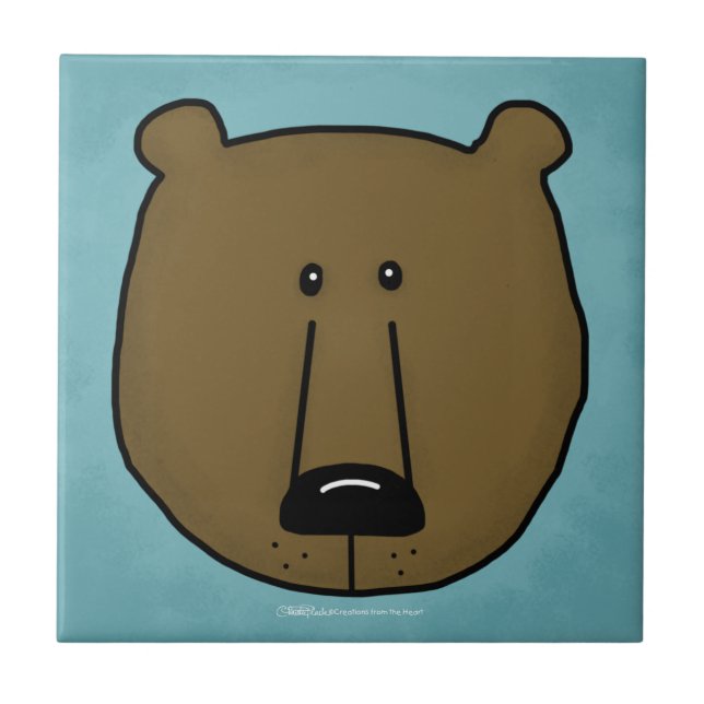 Woodland Critters-Best Forest Friends-Bear Kakelplatta (Framsidan)