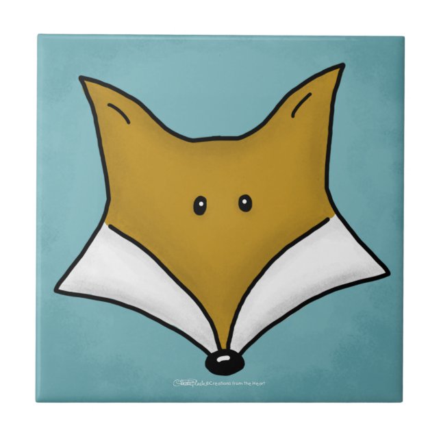 Woodland Critters-Best Forest Friends-Fox Kakelplatta (Framsidan)