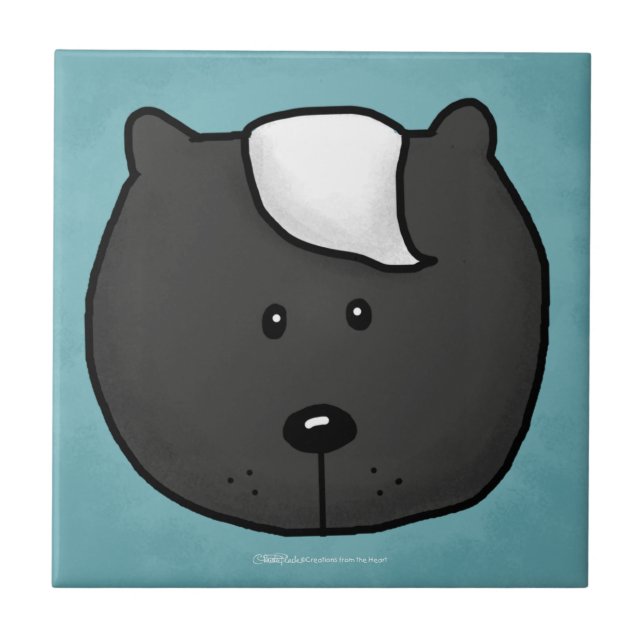 Woodland Critters-Best Forest Friends-Skunk Kakelplatta (Framsidan)