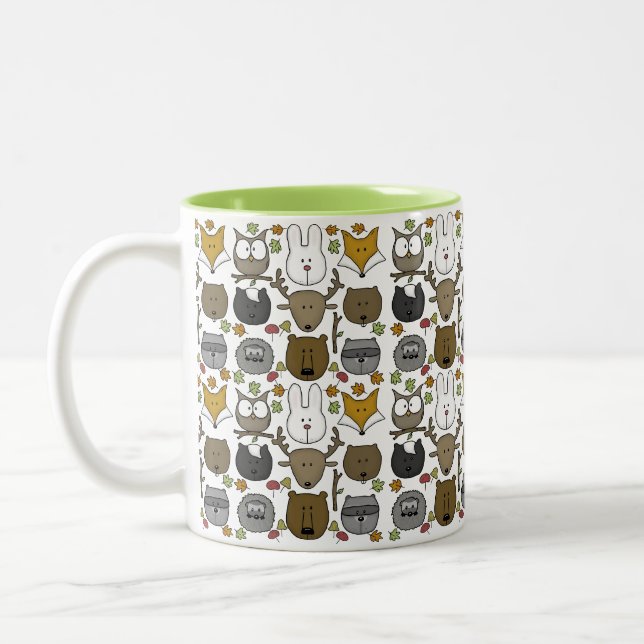 Woodland Critters-Best Forest Friends Två-Tonad Mugg (Vänster)