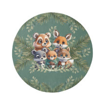 Woodland Critters Whimsical Matta