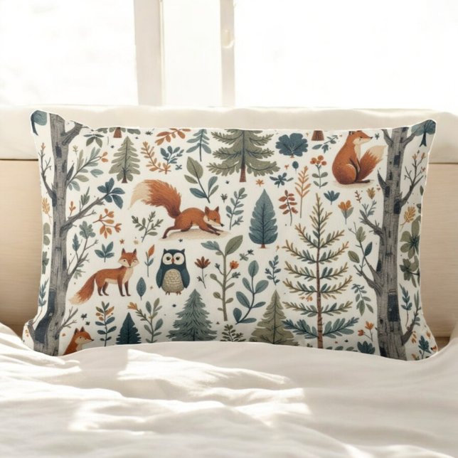 Woodland Dreams Pillow Lumbarkudde (Skapare uppladdad)