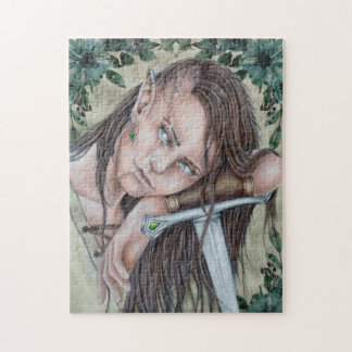 Woodland Elf, Elven Warrior Pussel