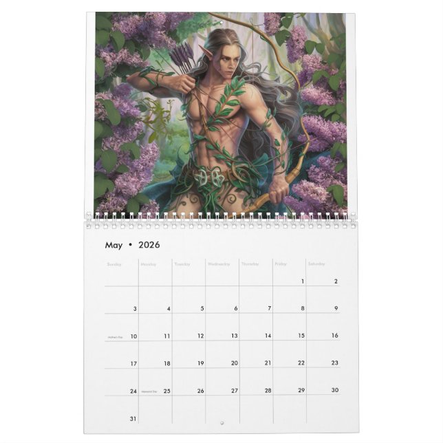 Woodland Elf Kalender (May 2026)