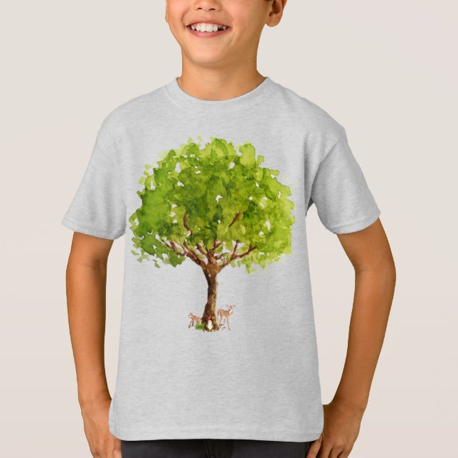 Woodland Elf och Friends T Shirt (Framsida)