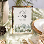 Woodland Evergreen Bordsnummer<br><div class="desc">Den här hisnande designen kommer att imponera på dina framtida gäster!</div>